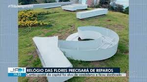 Relógio de Flores, cartão postal de Palmas é alvo de vandalismo