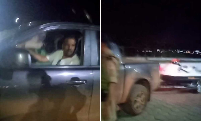 Vereador flagra secretário de Xambioá puxando jet sky com caminhonete de prefeitura e clima esquenta