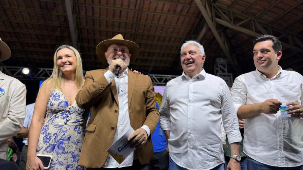 Laurez Moreira enaltece a força do grupo formado no lançamento da pré-candidatura de Mauro Carlesse ao Senado e de Gutierres Torquato a deputado estadual
